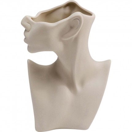 Vase Body Art white 18cm Kare Design