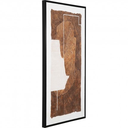 Framed Painting Essence Geo brown 60x120cm Kare Design