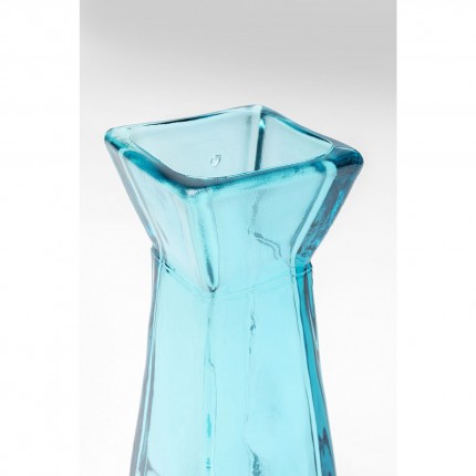 Vase Piramide blue 30cm Kare Design