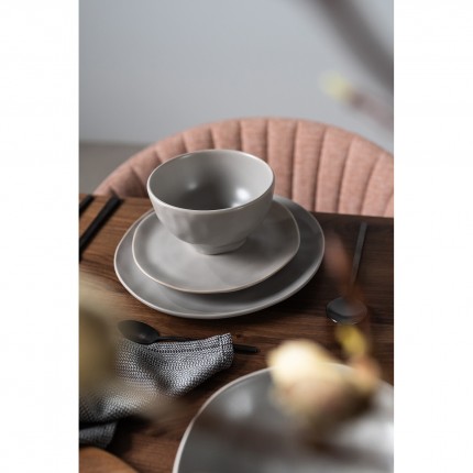 Bowl Organic Grey Ø15cm (4/Set) Kare Design