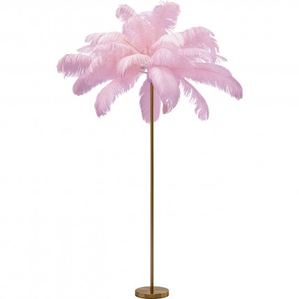 Floor Lamp Feather 165cm pink Kare Design