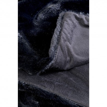 Blanket black 140x200cm Kare Design