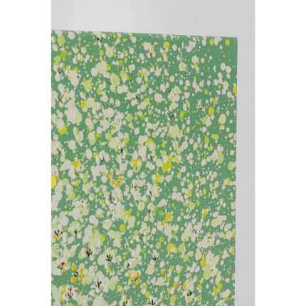 Schilderij Flower Boat 80x100cm groen en geel Kare Design