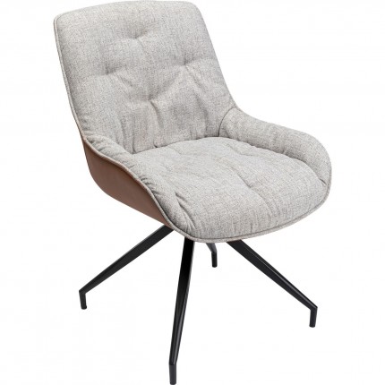 Swivel Chair Loris grey Kare Design