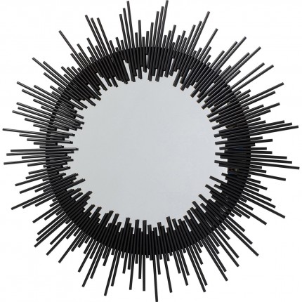 Wall Mirror Sun Rise 104cm black Kare Design