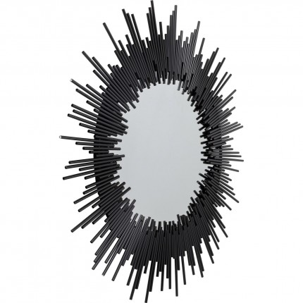 Spiegel Sun Rise 104cm zwart Kare Design