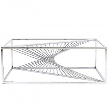Coffee Table Laser 120x60cm chrome without plate Kare Design