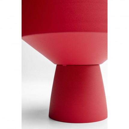 Vase Volcano red 35cm Kare Design