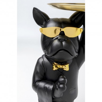Bijzettafel butler bulldog zwart Kare Design