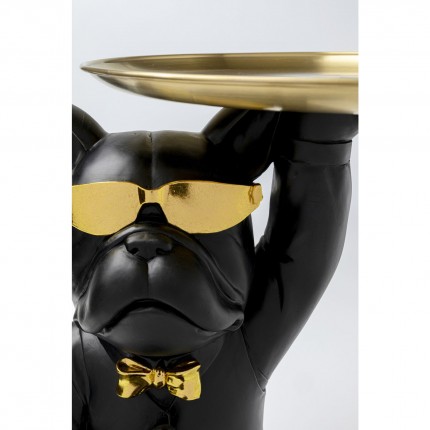 Side Table butler Bulldog black Kare Design