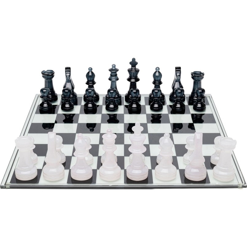 Jeu d échecs Chess transparent 60x60cm