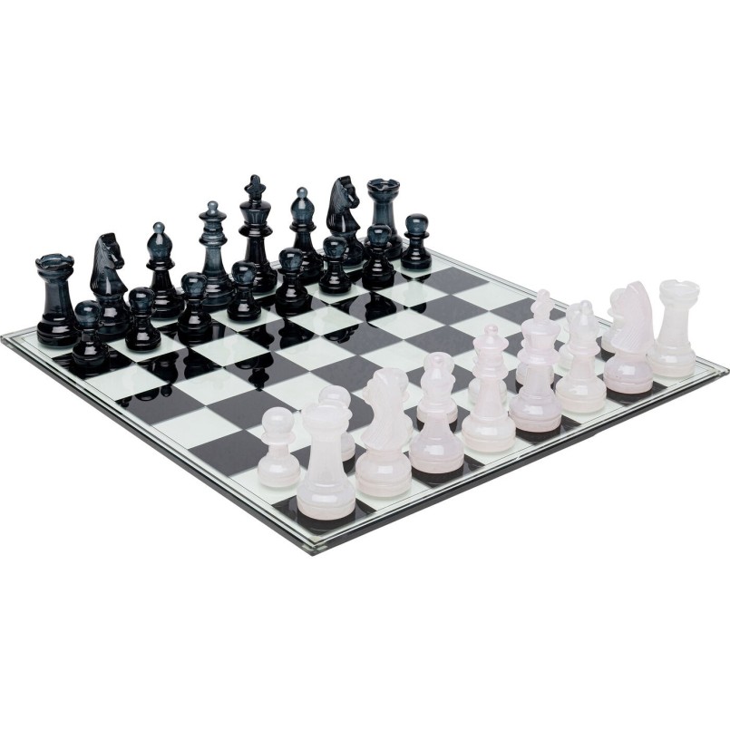 Jeu d échecs Chess transparent 60x60cm