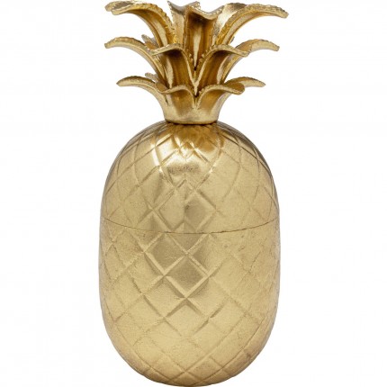 Opberger Pineapple Goud Kare Design