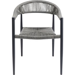Chaise a. acc. Palma gris