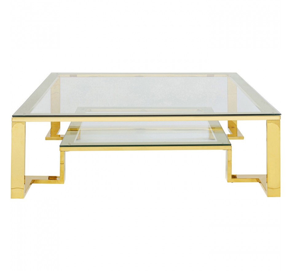 Salontafel Rush 120x120cm goud Kare Design