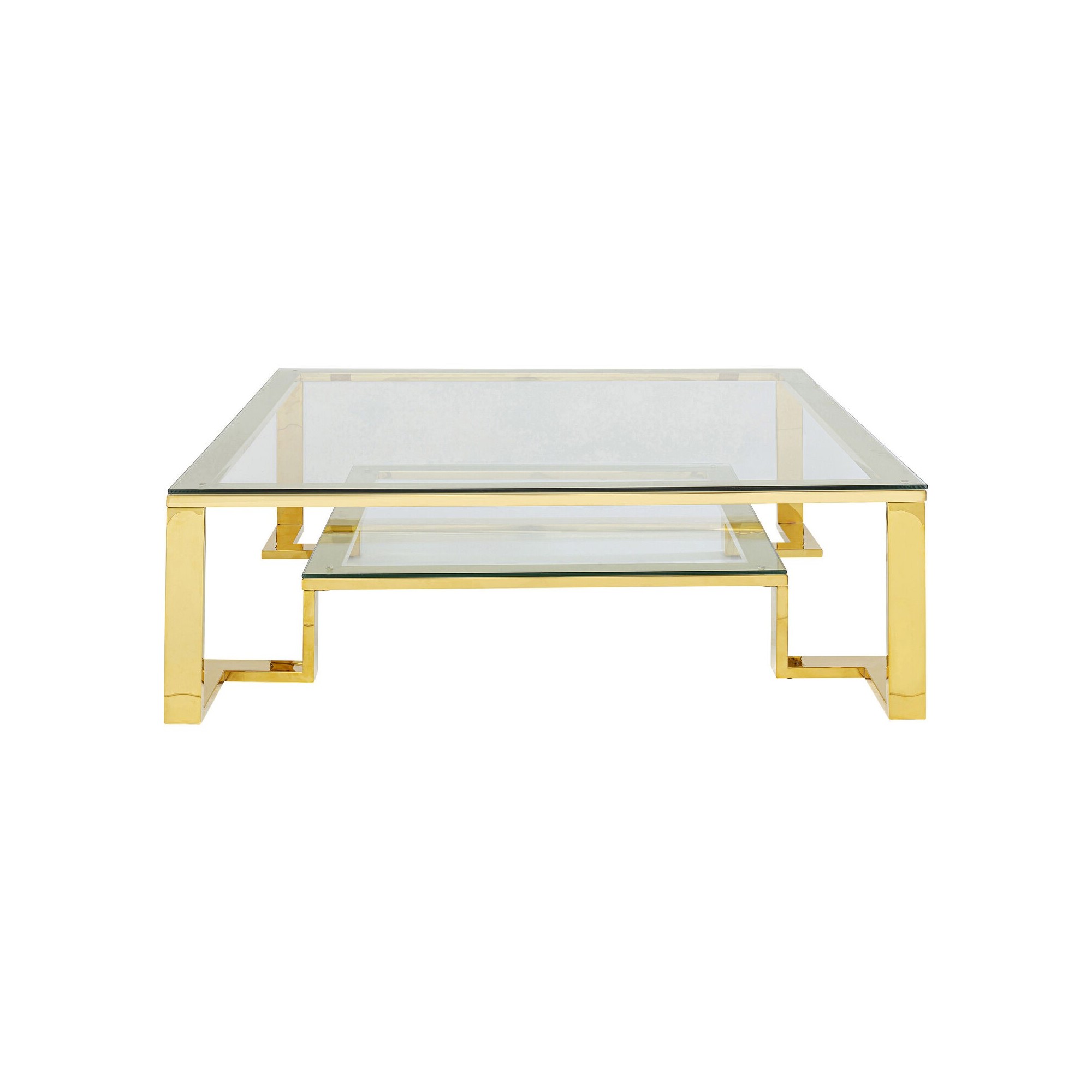 Coffee Table Gold Rush 120x120cm Kare Design