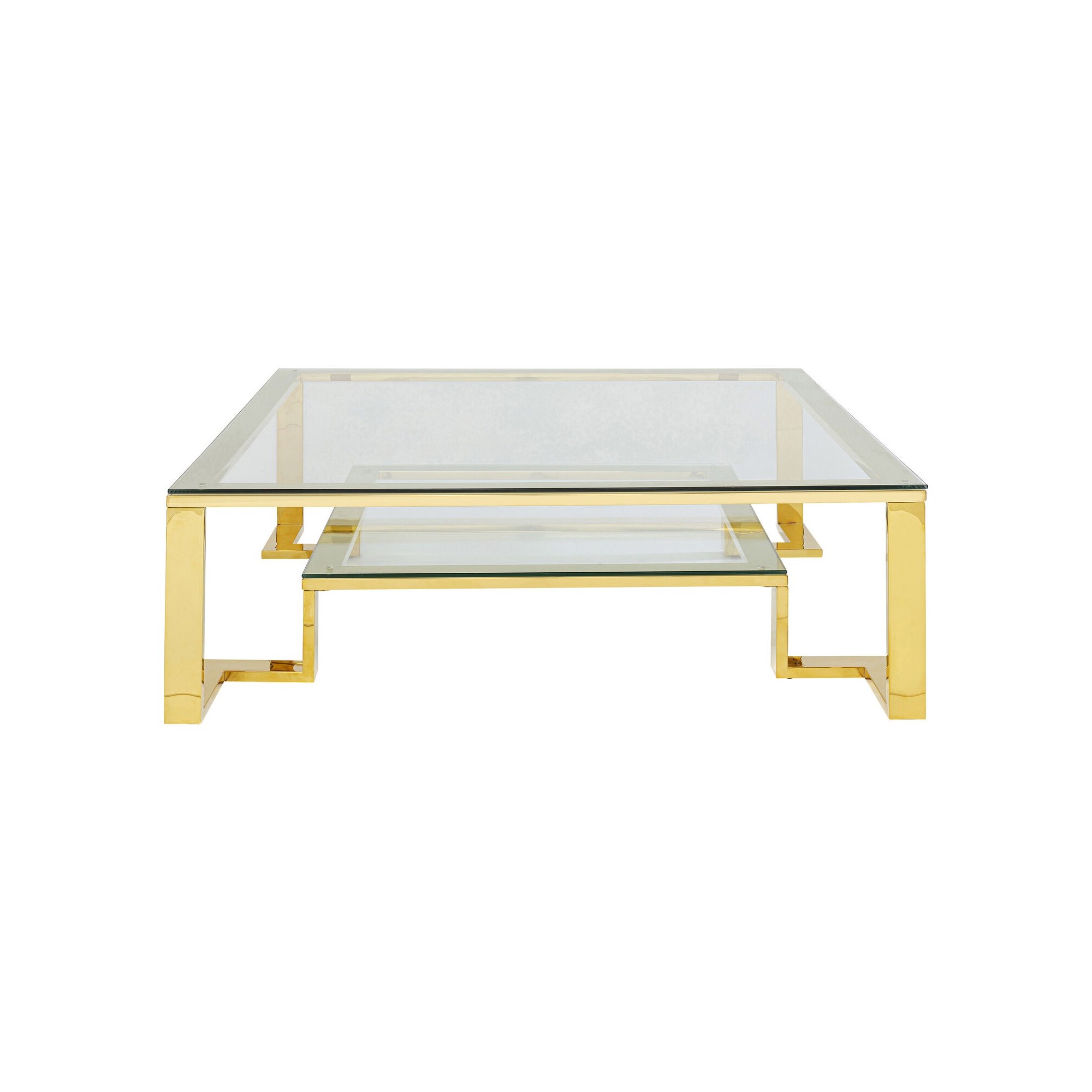 Coffee Table Gold Rush 120x120cm Kare Design