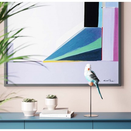 Deco Parrot Turquoise 36cm Kare Design