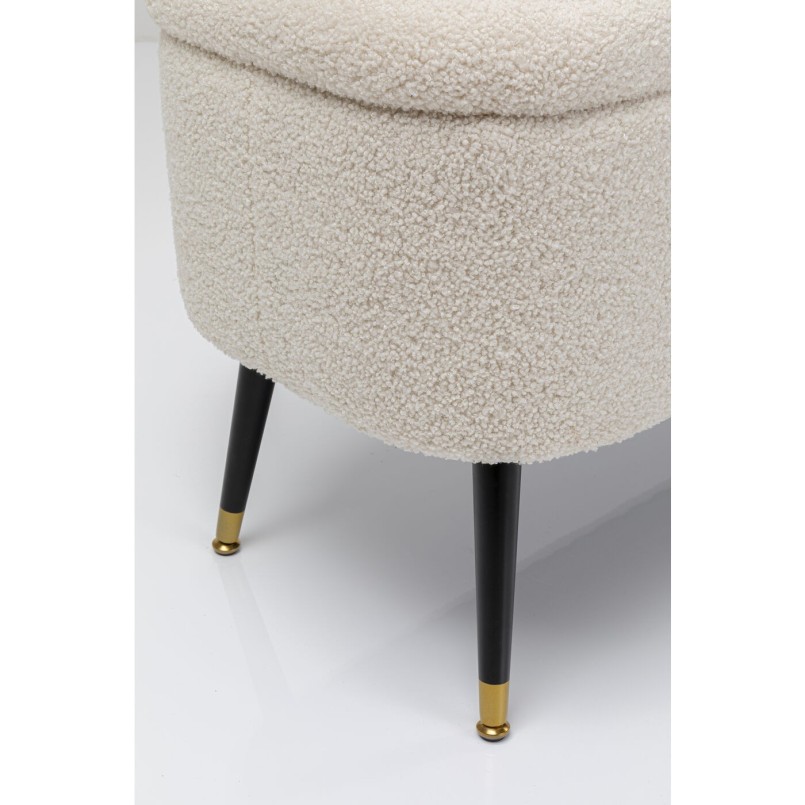 Banquette coffre Rico blanc