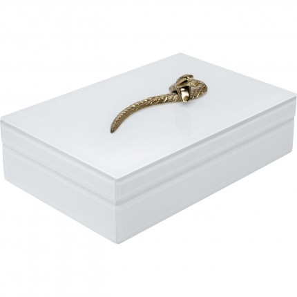 Box white Snake gold Kare Design