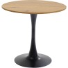Table Schickeria   chêne - noir Ø80cm