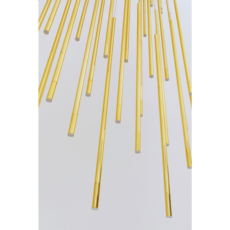 Pendant Lamp Living Vegas Deluxe Brass LED Kare Design