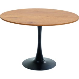 Table Schickeria chêne - noir Ø110cm