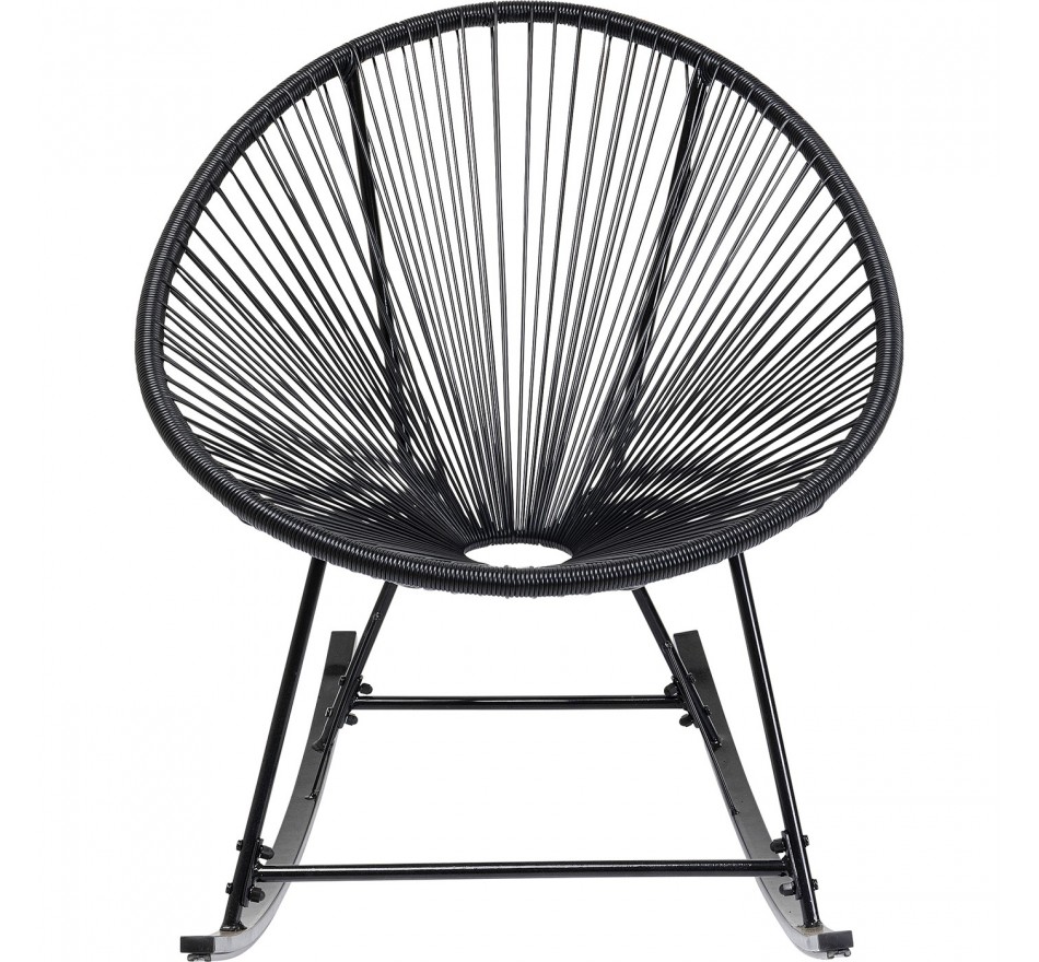 Schommelstoel Acapulco zwart Kare Design