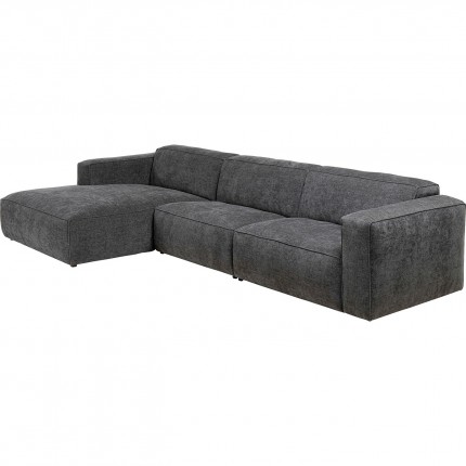 Corner Sofa Henry 335cm Grey Left Kare Design