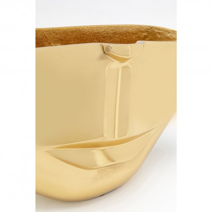 Vase Half Face gold 38cm Kare Design