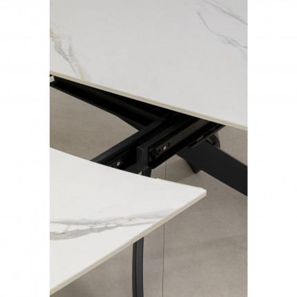 Extension Table Twist 180x90cm white Kare Design