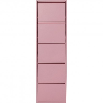 Shoe Container Caruso pink 5 drawers Kare Design
