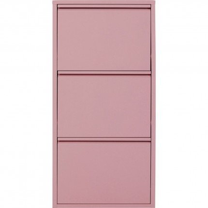 Shoe Container Caruso pink 3 drawers Kare Design