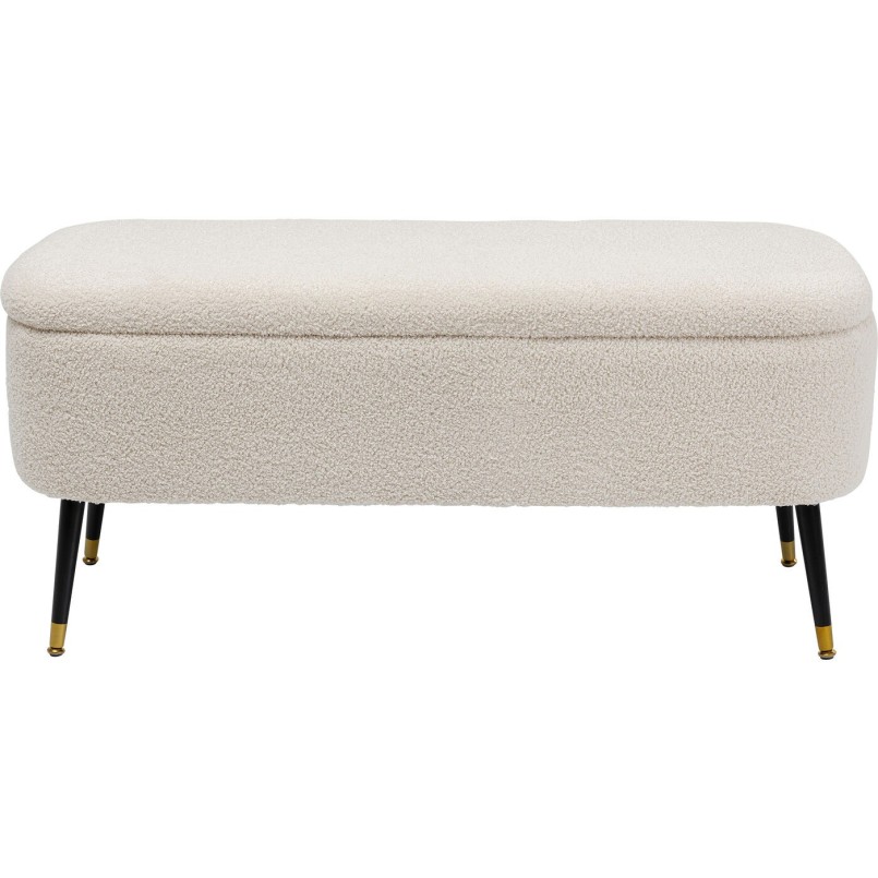 Banquette coffre Rico blanc