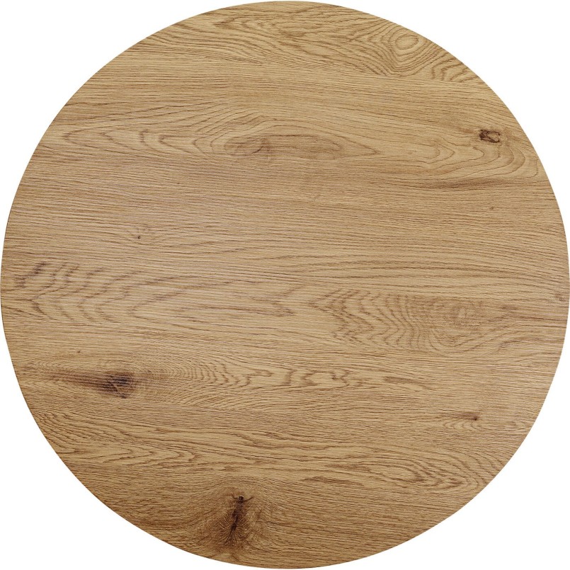 Table Schickeria chêne - noir Ø110cm