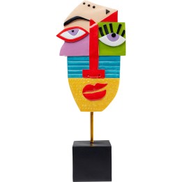 Objet décoratif Abstract Face Multicolour 52
