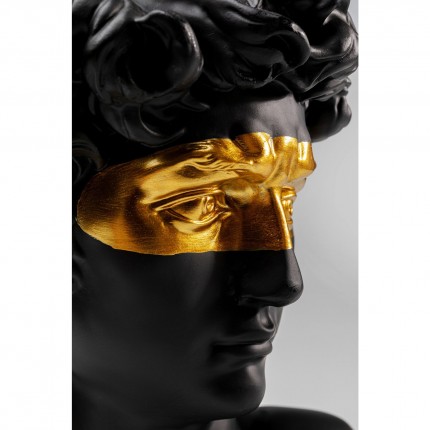 Deco black man profile gold mask Kare Design
