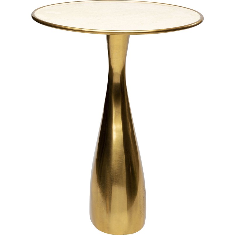 Table d appoint Spacey doré Ø36cm