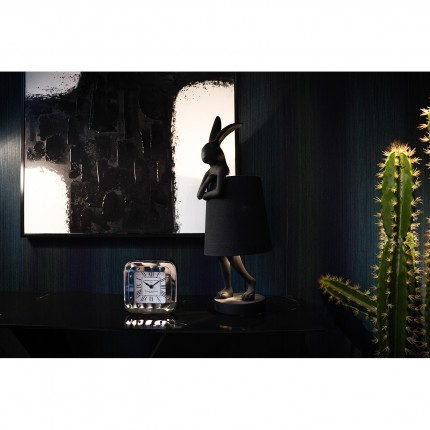 Table Lamp Animal Rabbit Black 68cm gold Kare Design