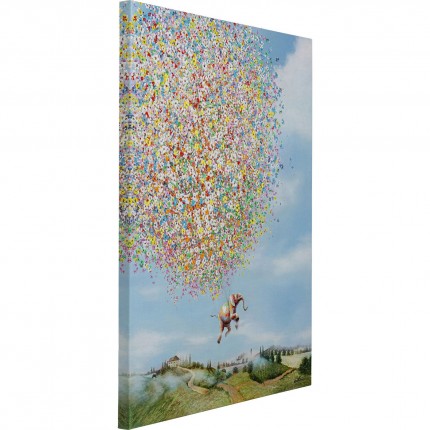 Canvas Picture Flying Elephant In Day 120x160cm Kare Design