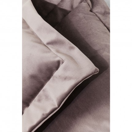 Sofa Lullaby taupe fluweel 3-zitsbank Kare Design