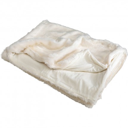 Blanket white 140x200cm Kare Design
