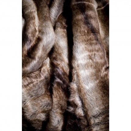 Blanket Stripes 140x200cm brown Kare Design
