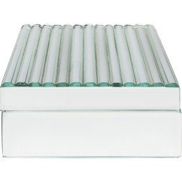 Boîte Elegant argenté 16x8cm