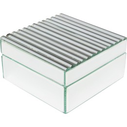 Boîte Elegant argentée 16x16cm Kare Design
