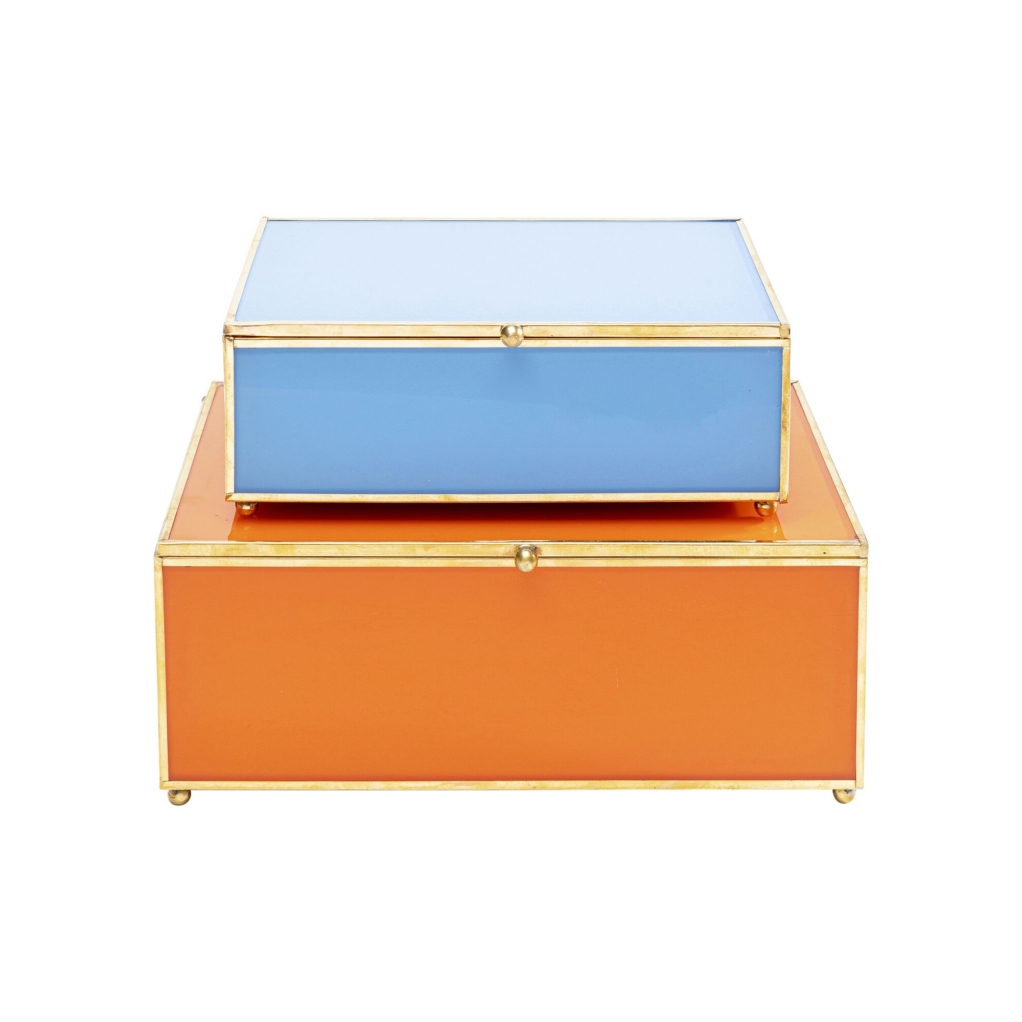 Boîte Neomi orange bleu (2/Set)