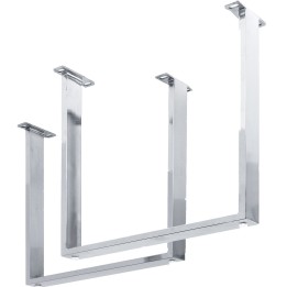 Piètement de table Tavola chromé (2 pcs)