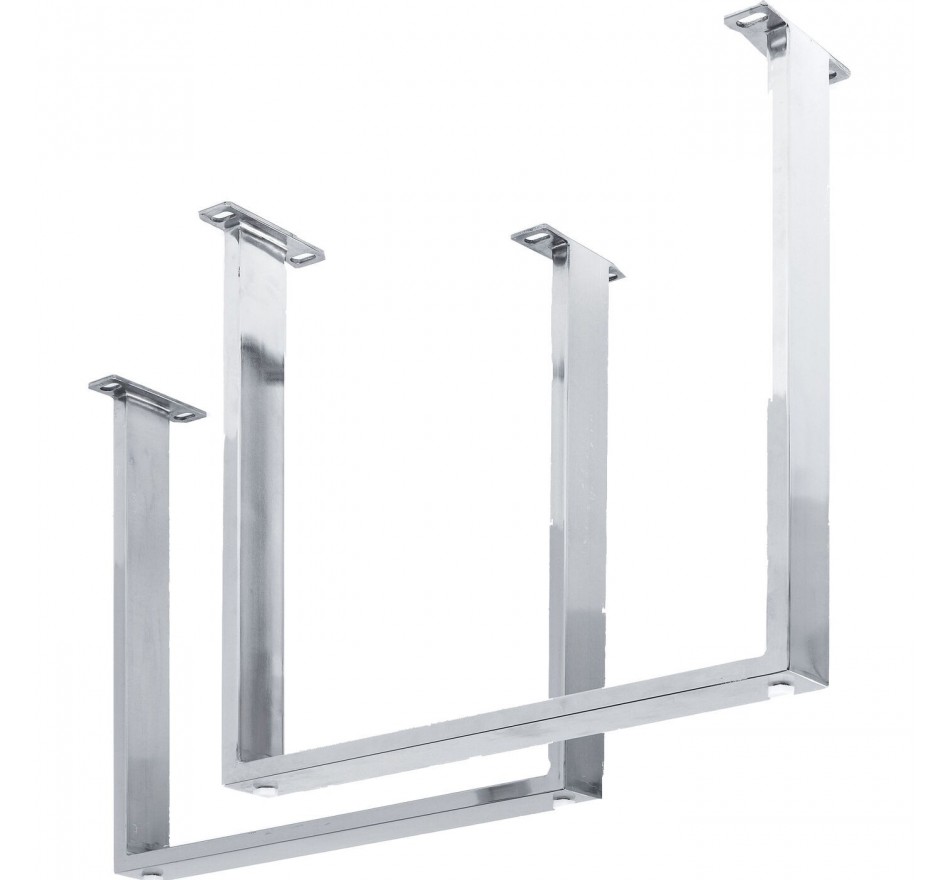 Tafelvoet Tavola chroom (2/Set) Kare Design