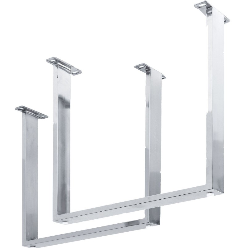 Piètement de table Tavola chromé (2 pcs)