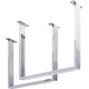 Piètement de table Tavola chromé (2 pcs)